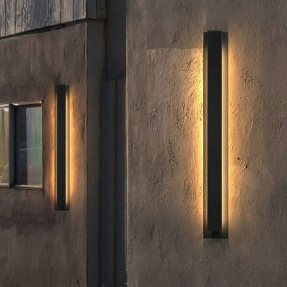 Verthara Premium Linear Stainless Steel Outdoor Wall Light