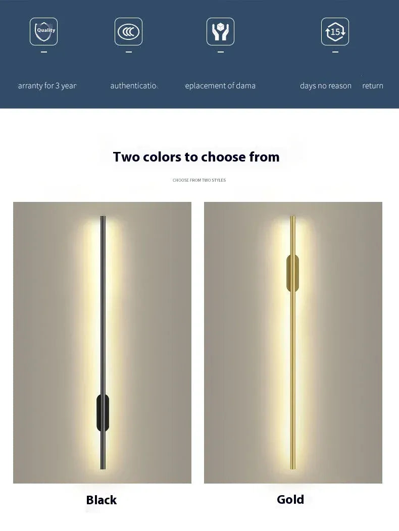 Verthara Premium Linear Up-Down LED Wall Light