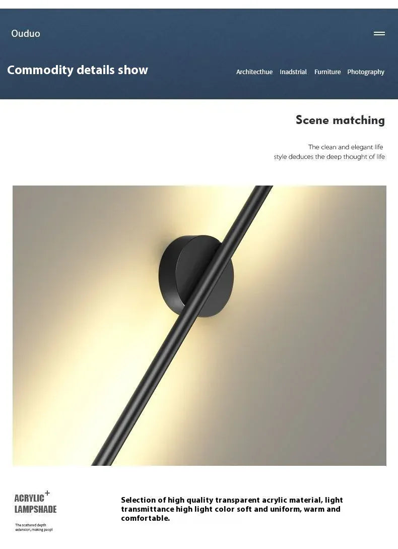 Verthara Premium Linear Up-Down LED Wall Light