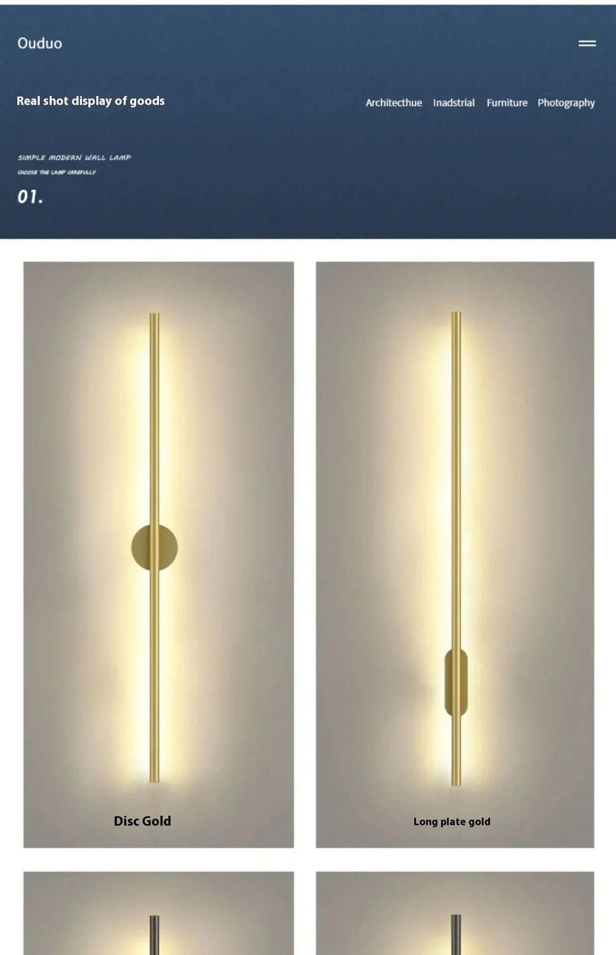 Verthara Premium Linear Up-Down LED Wall Light