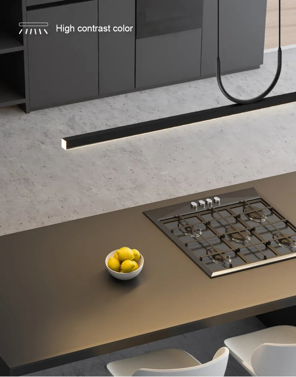 Verthara Premium Linear Wave LED Pendant Light
