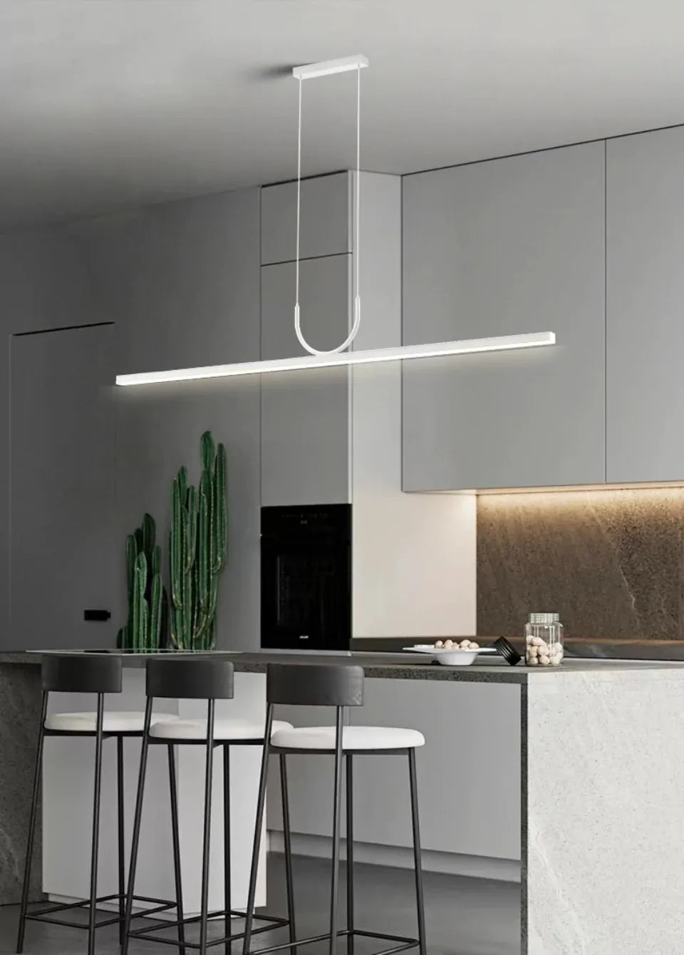 Verthara Premium Linear Wave LED Pendant Light