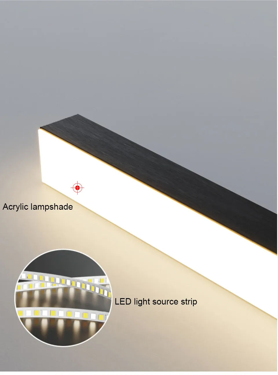 Verthara Premium Linear Wave LED Pendant Light