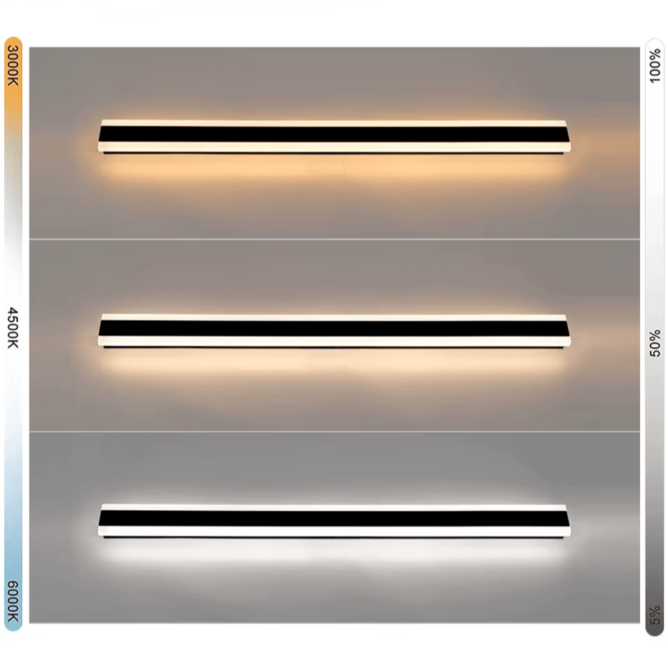 Verthara Premium Long LED Outdoor Wall Sconce