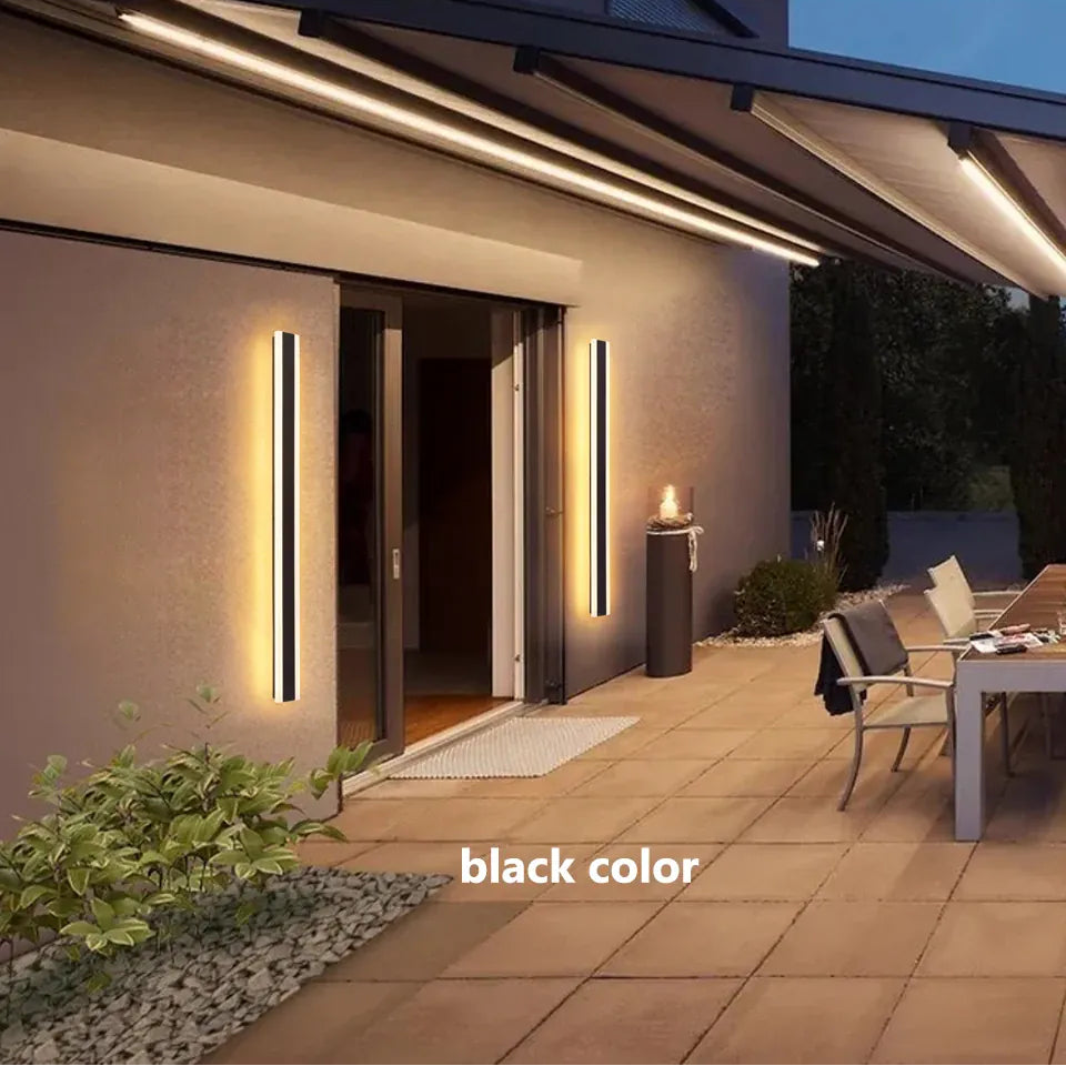 Verthara Premium Long LED Outdoor Wall Sconce