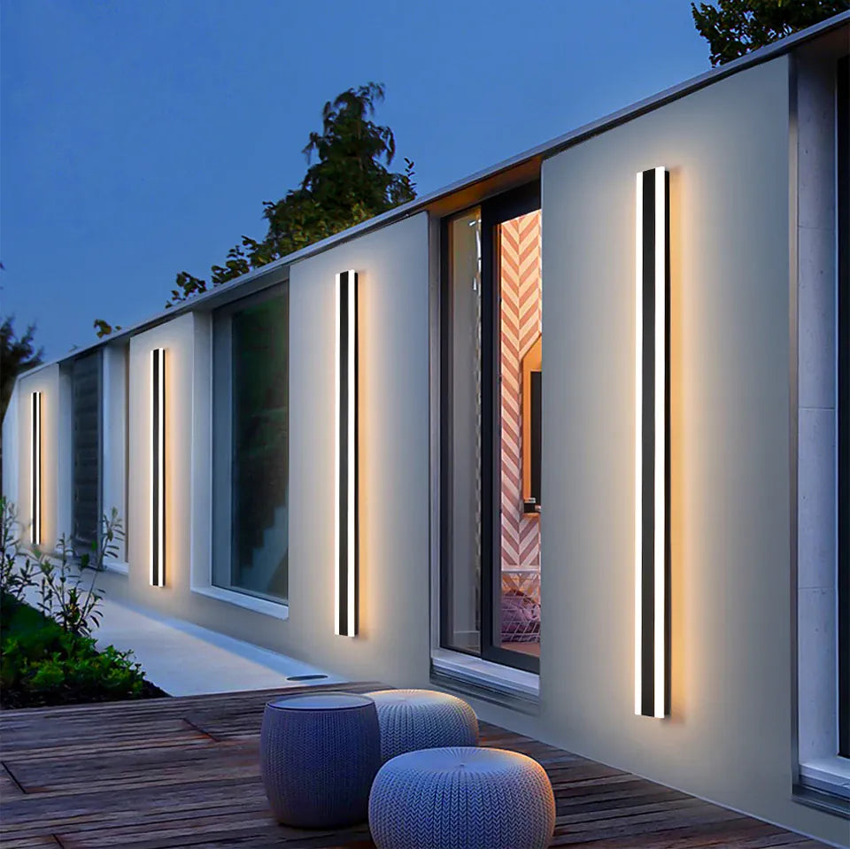 Verthara Premium Long LED Outdoor Wall Sconce