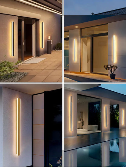 Verthara Premium Long LED Outdoor Wall Sconce