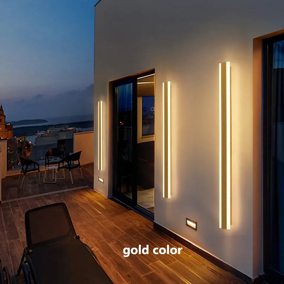 Verthara Premium Long LED Outdoor Wall Sconce