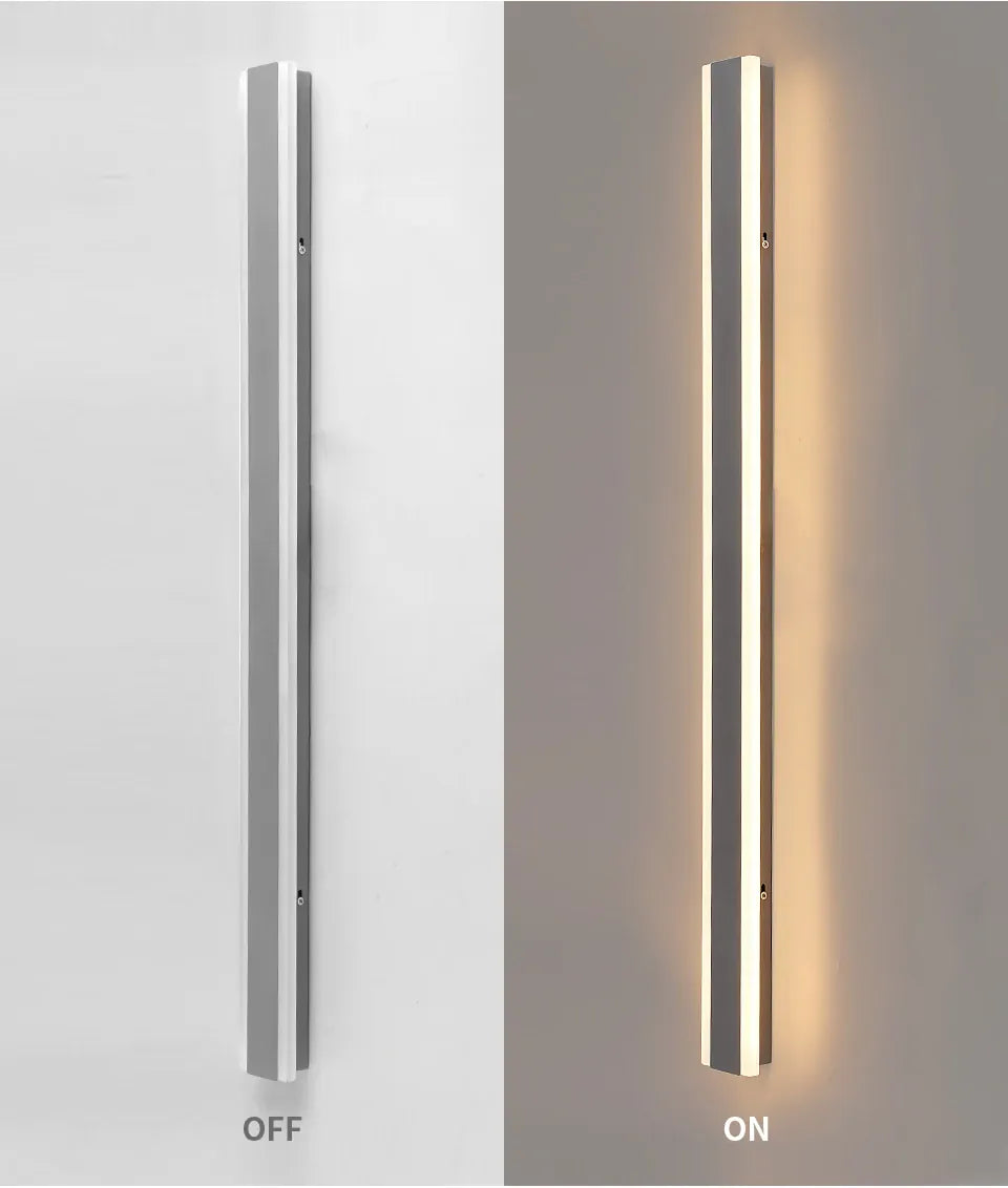 Verthara Premium Long LED Outdoor Wall Sconce