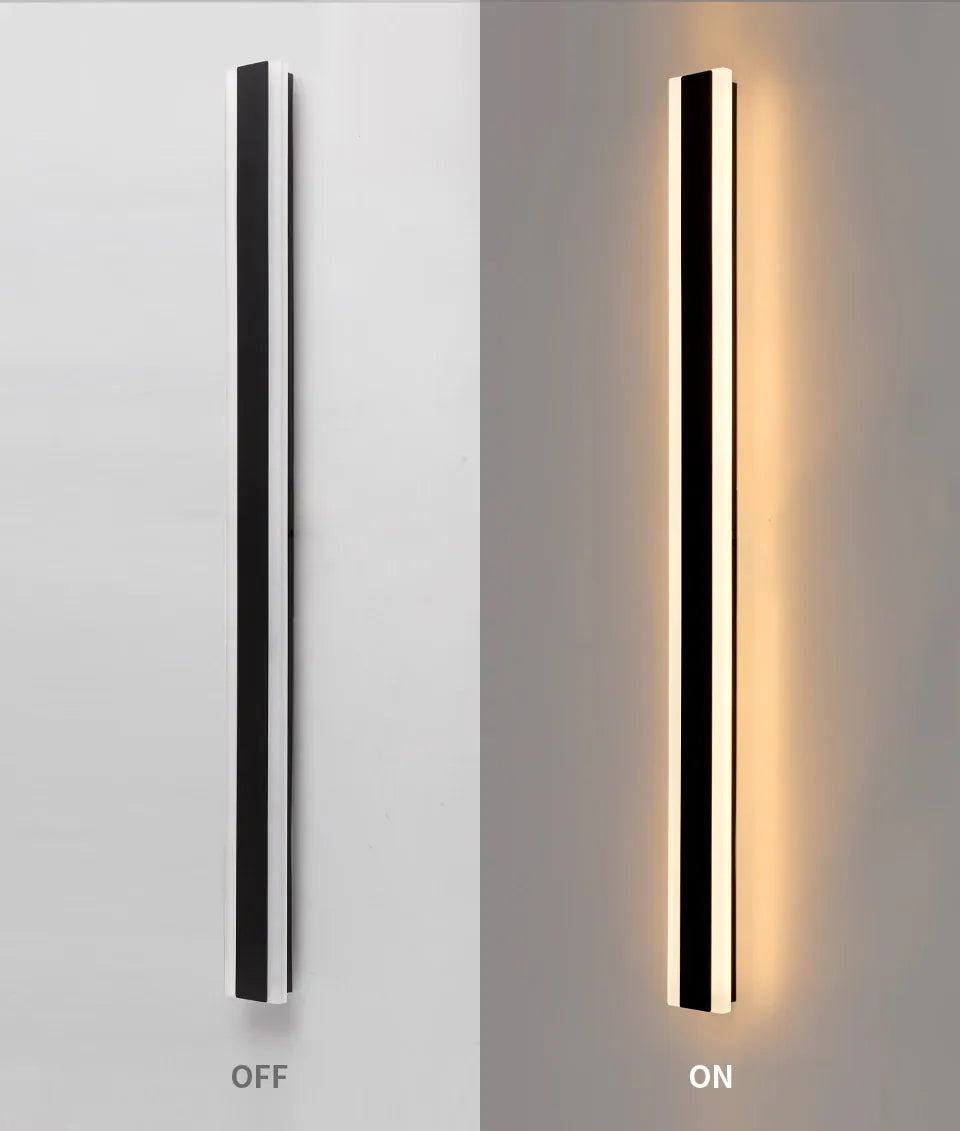 Verthara Premium Long LED Outdoor Wall Sconce