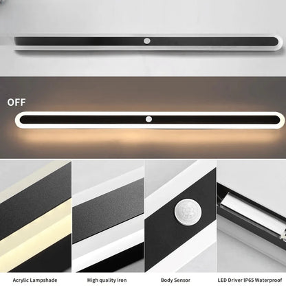 Verthara Premium Long Motion Sensor Outdoor Porch Lamp