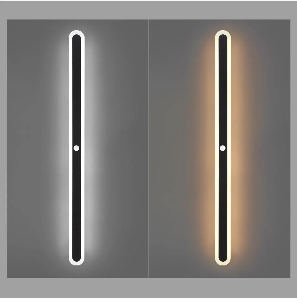 Verthara Premium Long Motion Sensor Outdoor Porch Lamp
