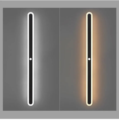 Verthara Premium Long Motion Sensor Outdoor Porch Lamp