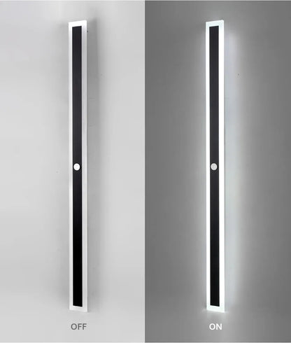 Verthara Premium Long Motion Sensor Outdoor Porch Lamp