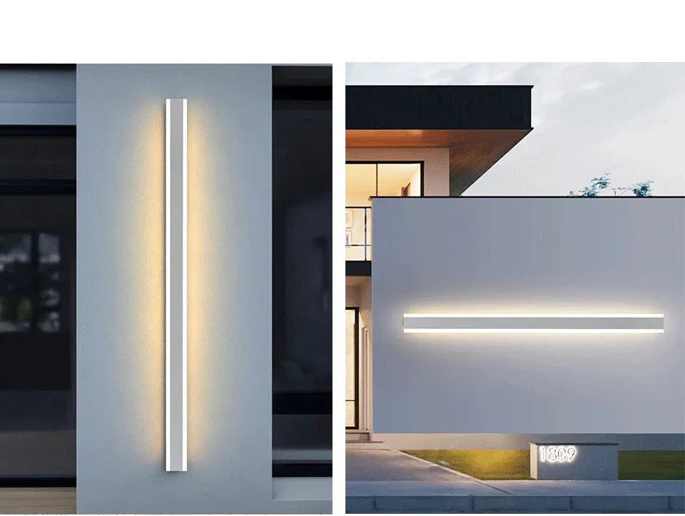 Verthara Premium Long Outdoor Wall Lantern