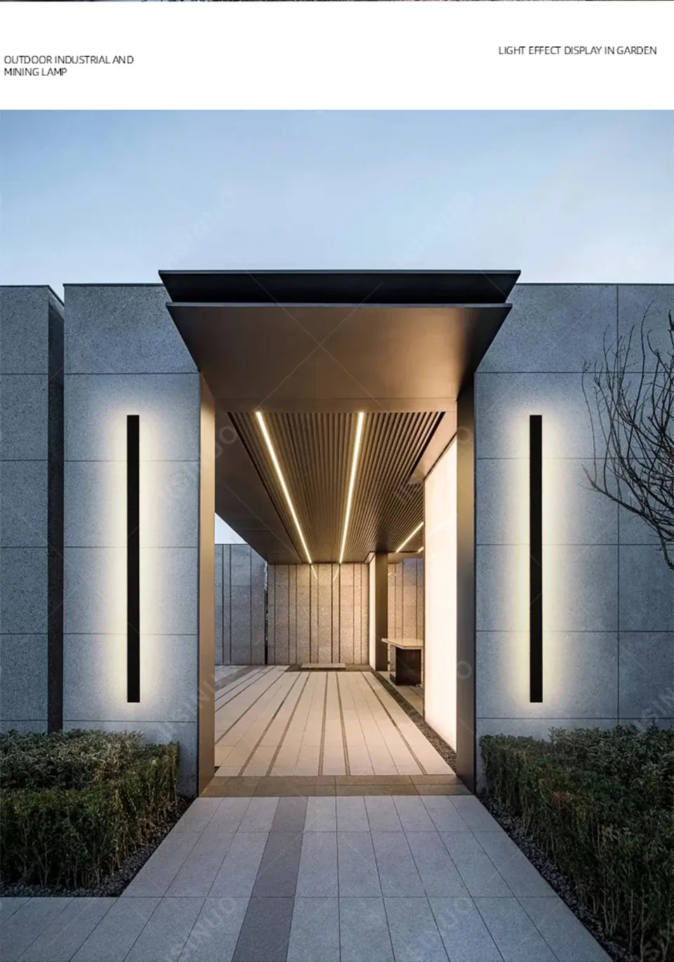 Verthara Premium Long Strip LED Outdoor Wall Light