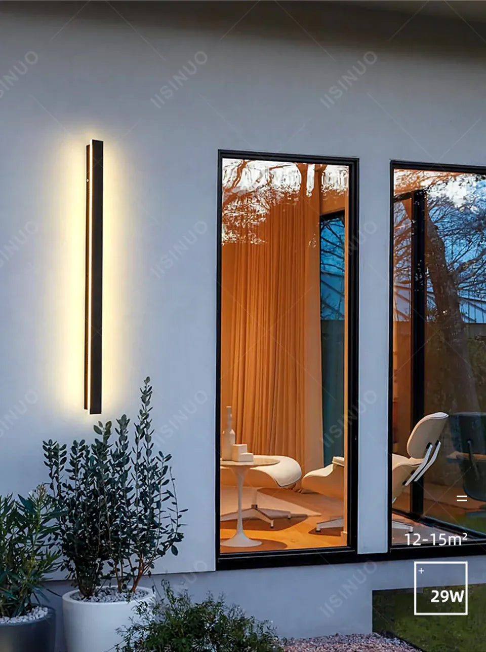 Verthara Premium Long Strip LED Outdoor Wall Light