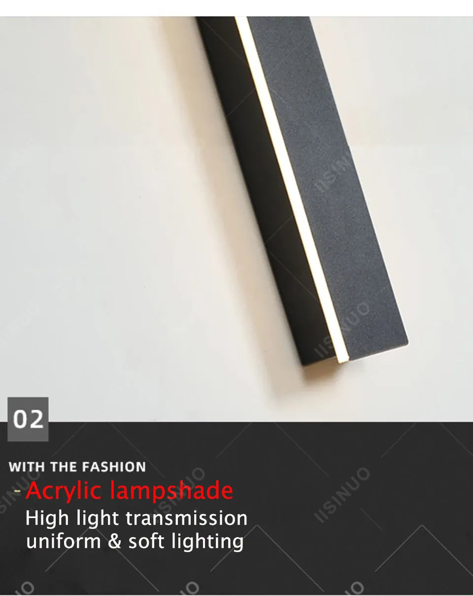 Verthara Premium Long Strip LED Outdoor Wall Light