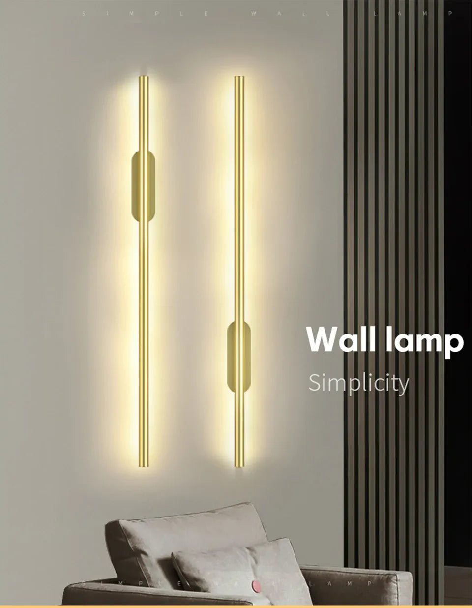 Verthara Premium Long Strip LED Wall Light