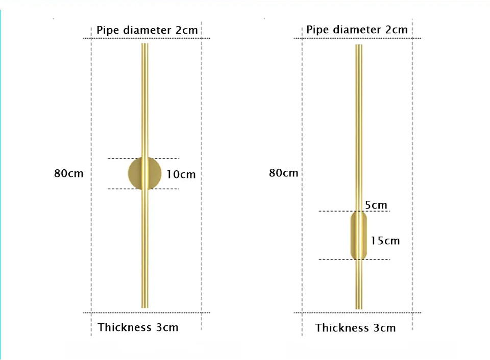 Verthara Premium Long Strip LED Wall Light