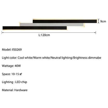 Verthara Premium Long Strip Outdoor Wall Light