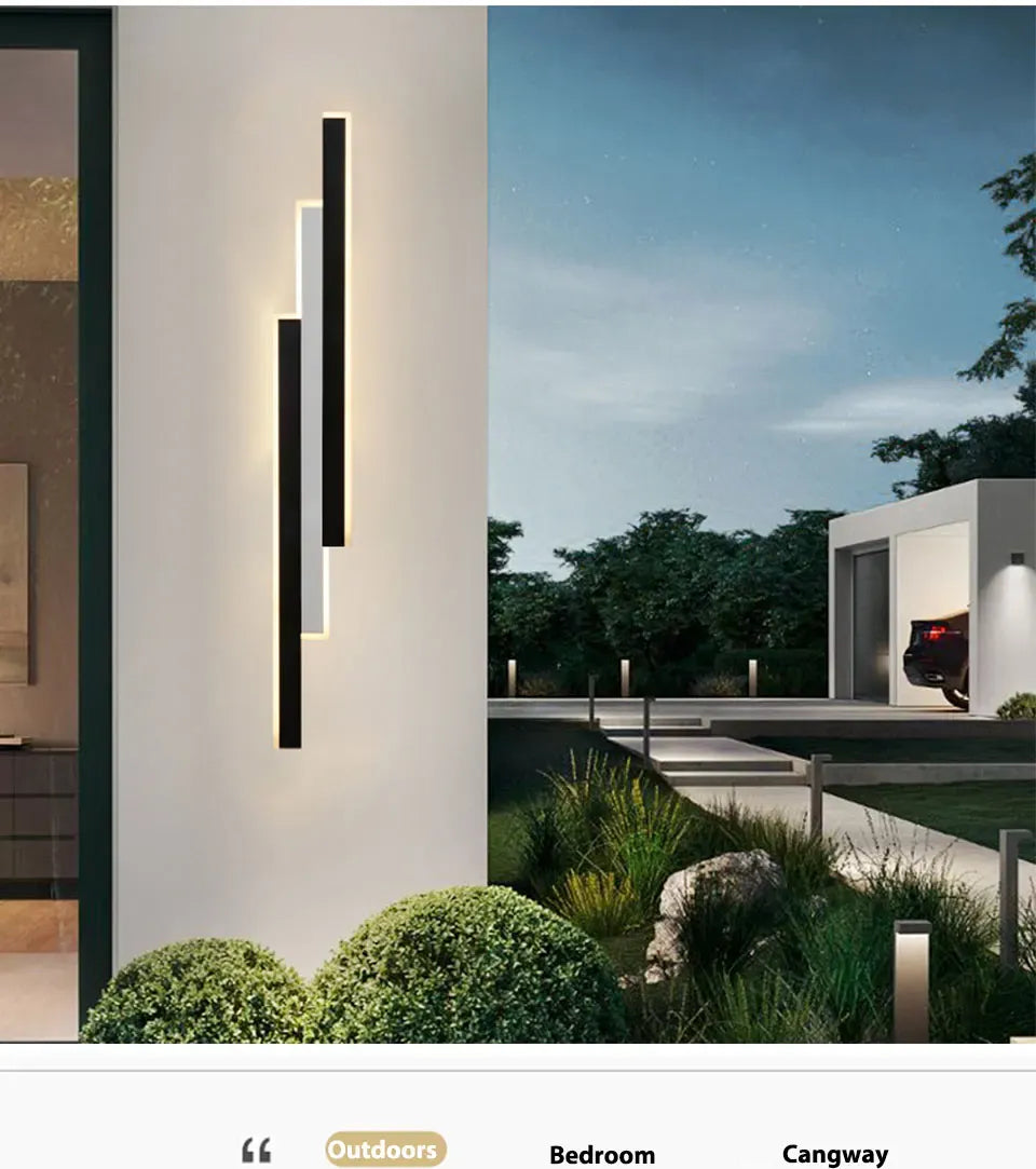 Verthara Premium Long Strip Outdoor Wall Light