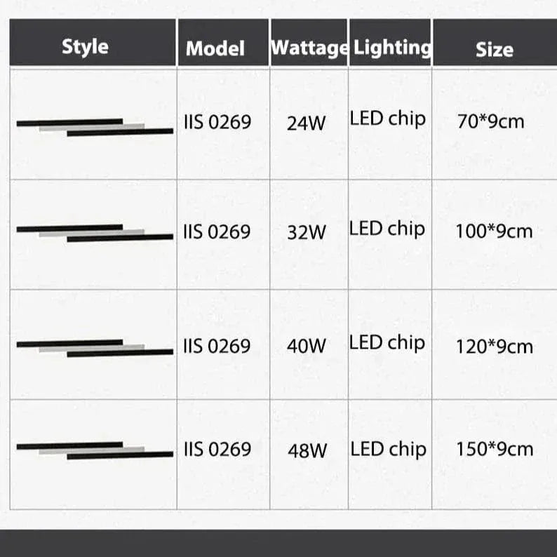 Verthara Premium Long Strip Outdoor Wall Light