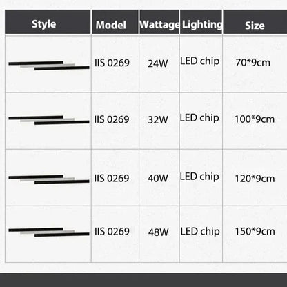 Verthara Premium Long Strip Outdoor Wall Light