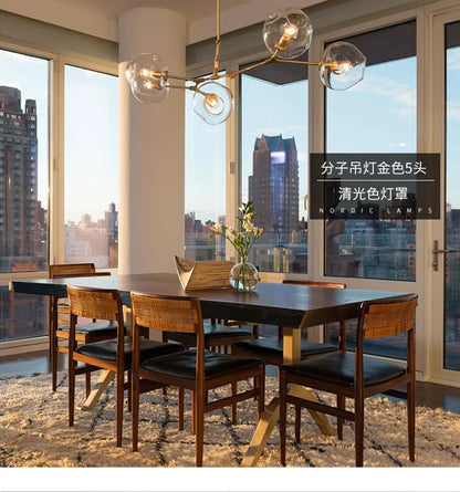 Verthara Premium Luxury Branch & Glass Molecular Chandelier