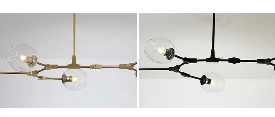 Verthara Premium Luxury Branch & Glass Molecular Chandelier
