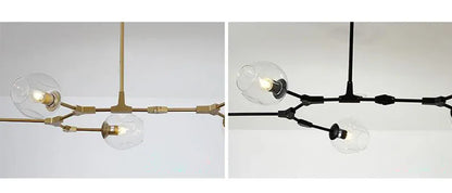 Verthara Premium Luxury Branch & Glass Molecular Chandelier