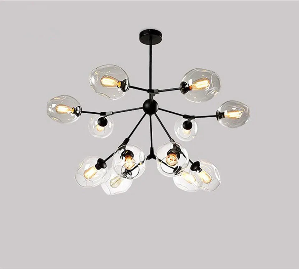 Verthara Premium Luxury Branch & Glass Molecular Chandelier