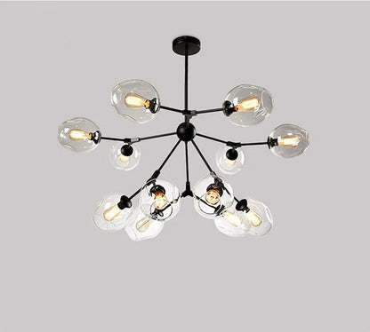 Verthara Premium Luxury Branch & Glass Molecular Chandelier