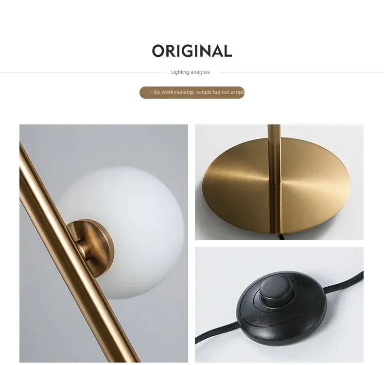 Verthara Premium Magic Beans Glass Ball Floor Lamp
