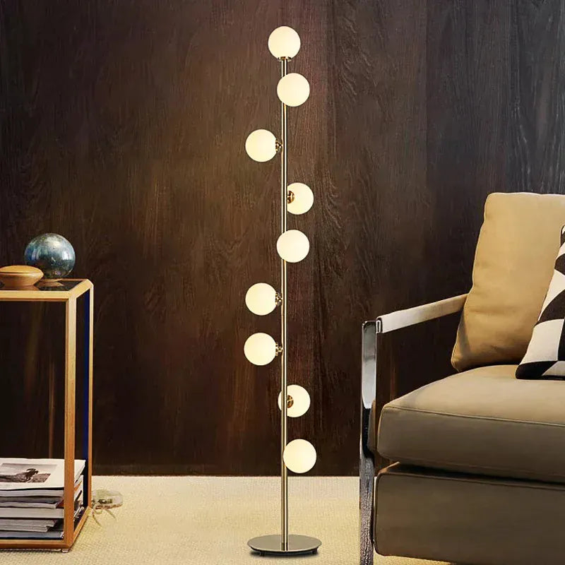 Verthara Premium Magic Beans Glass Ball Floor Lamp Cool white