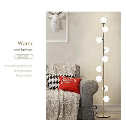 Verthara Premium Magic Beans Glass Ball Floor Lamp