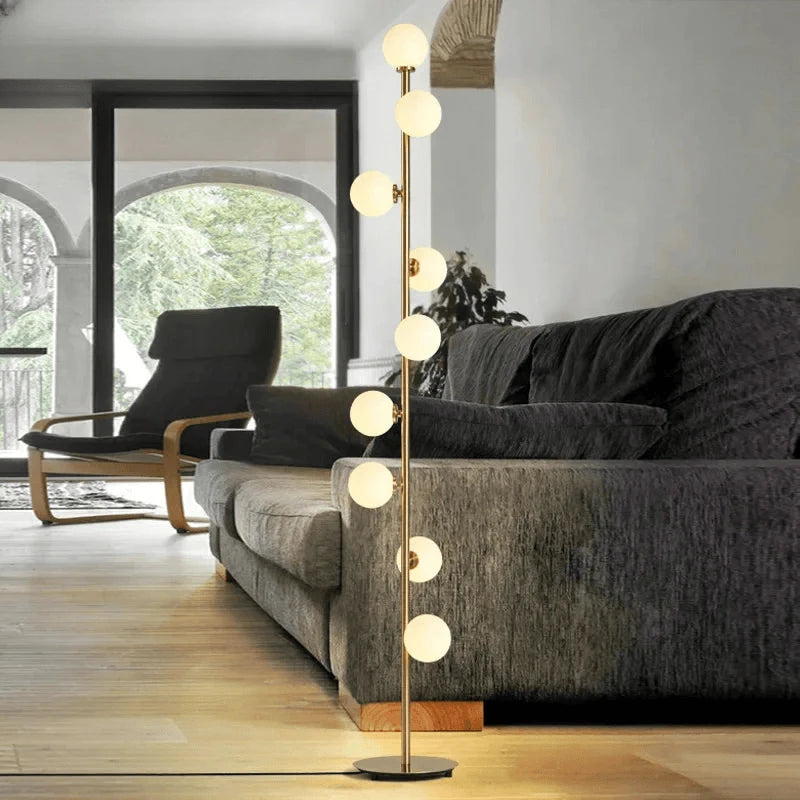 Verthara Premium Magic Beans Glass Ball Floor Lamp