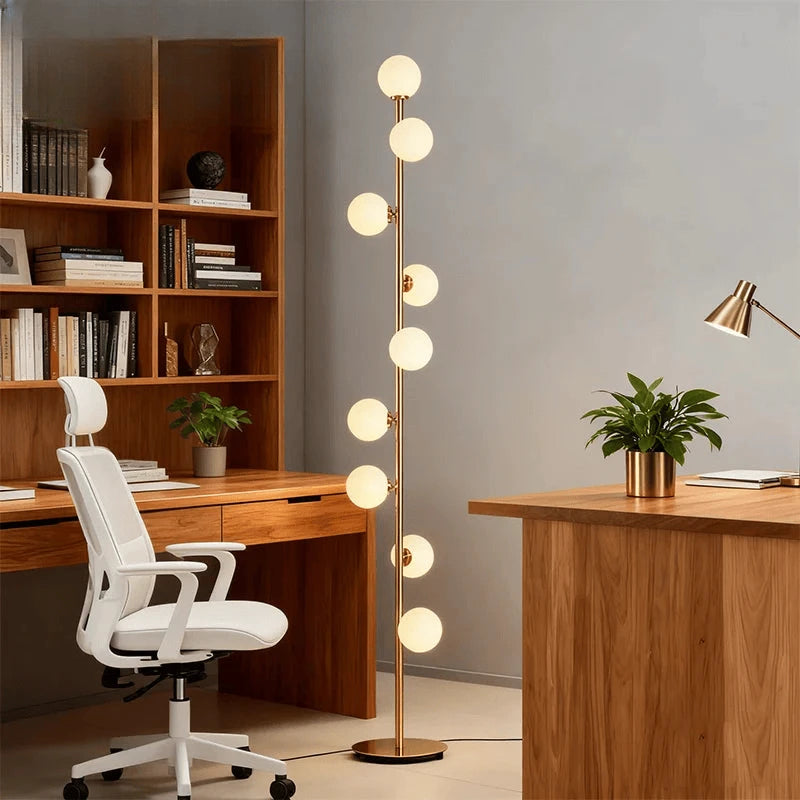 Verthara Premium Magic Beans Glass Ball Floor Lamp
