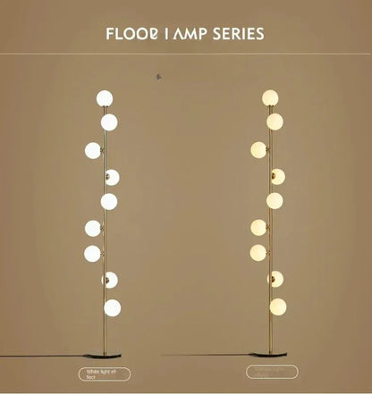 Verthara Premium Magic Beans Glass Ball Floor Lamp