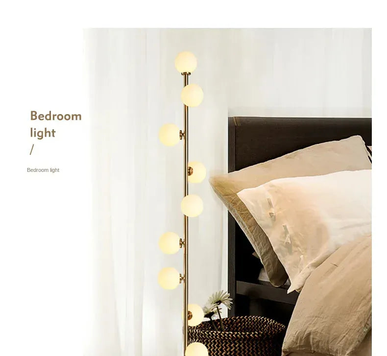 Verthara Premium Magic Beans Glass Ball Floor Lamp