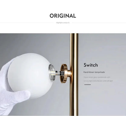Verthara Premium Magic Beans Glass Ball Floor Lamp