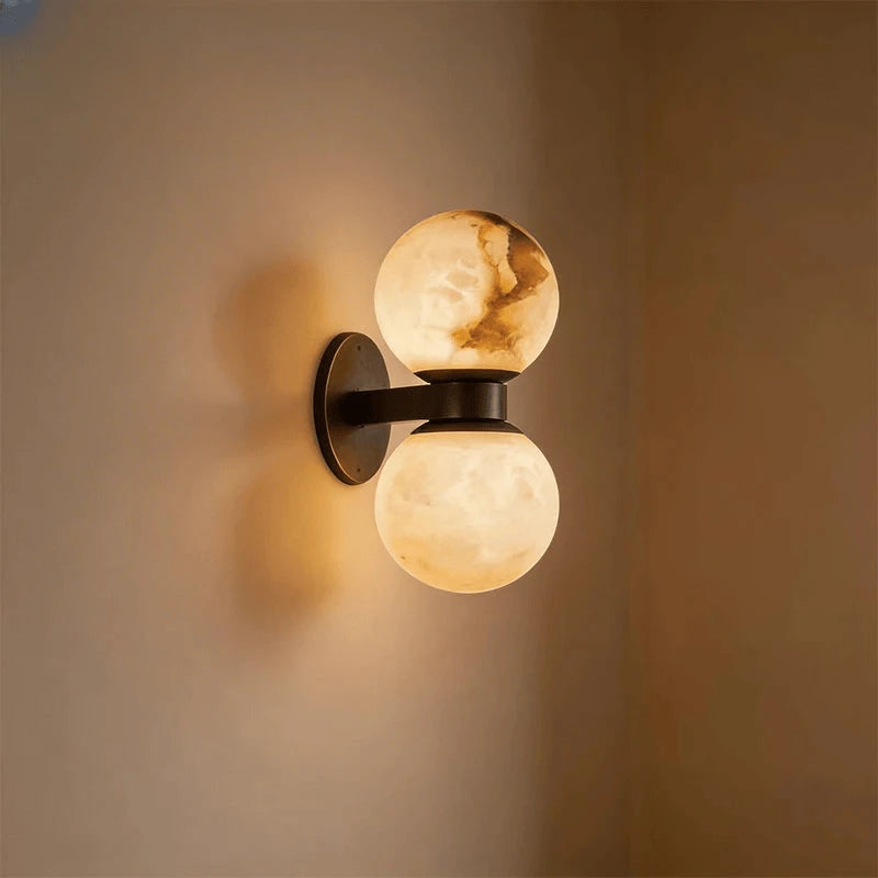 Verthara Premium Marble Bedside Wall Sconce