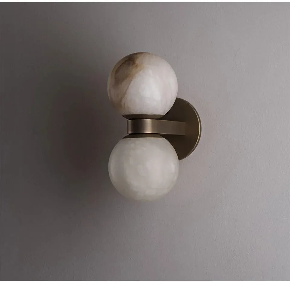 Verthara Premium Marble Bedside Wall Sconce
