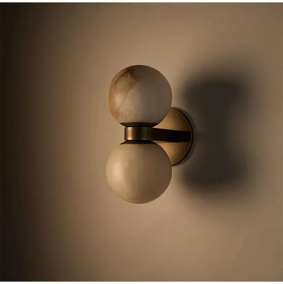 Verthara Premium Marble Bedside Wall Sconce