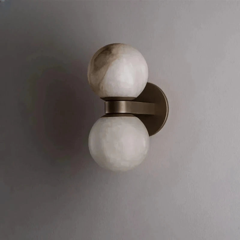 Verthara Premium Marble Bedside Wall Sconce