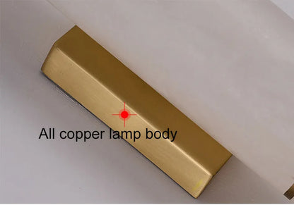 Verthara Premium Marble & Copper Gold Wall Sconce