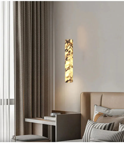 Verthara Premium Marble Cuboid LED Wall Sconce