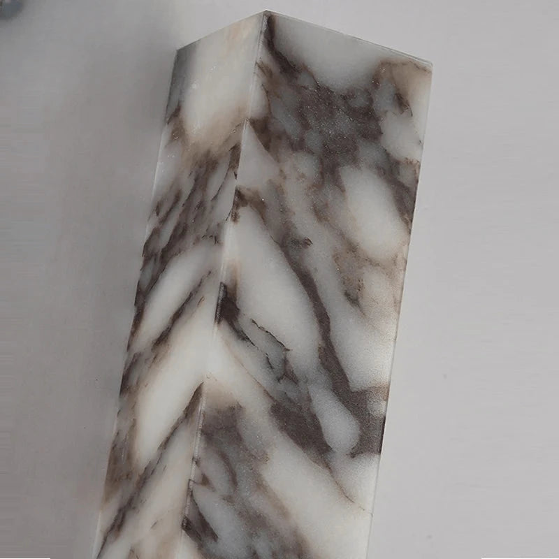 Verthara Premium Marble Cuboid LED Wall Sconce