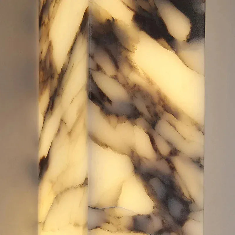 Verthara Premium Marble Cuboid LED Wall Sconce