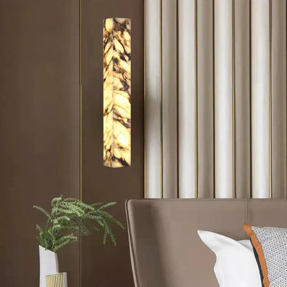 Verthara Premium Marble Cuboid LED Wall Sconce